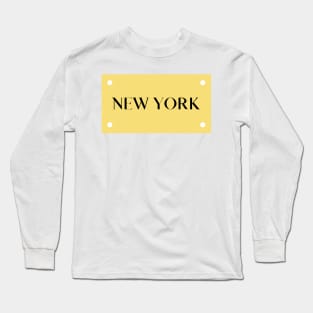 New York Long Sleeve T-Shirt